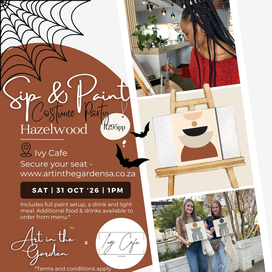 Sip & Paint (Saturday) 31 October '26 (1PM) at Ivy Cafe (Hazelwood) | Costume Party